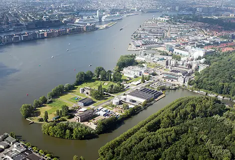 Aerial of Ketjen Amsterdam