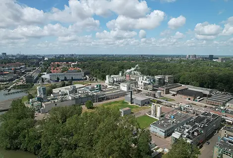 Aerial of Amsterdam Ketjen